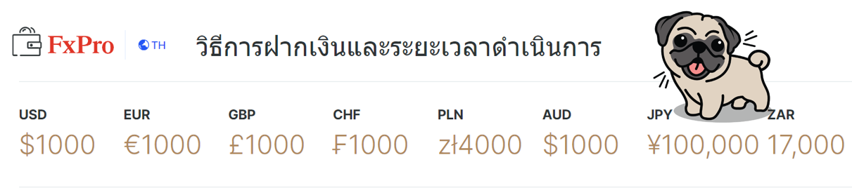 การฝากถอน fxpro การฝากถอน fxpro